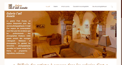 Desktop Screenshot of galerie-oeilecoute.fr